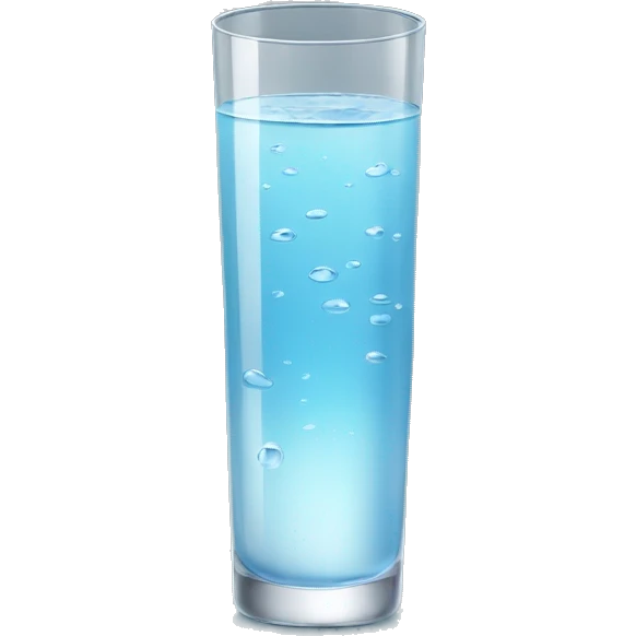 glass of water emoji