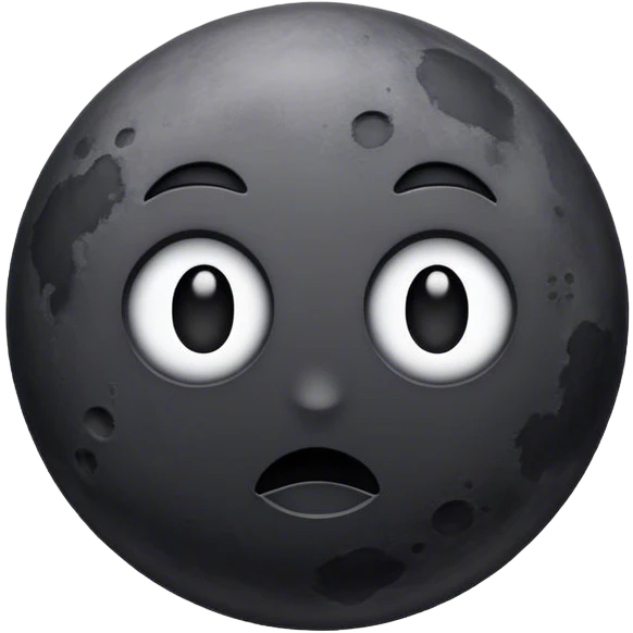 Black moon emoji