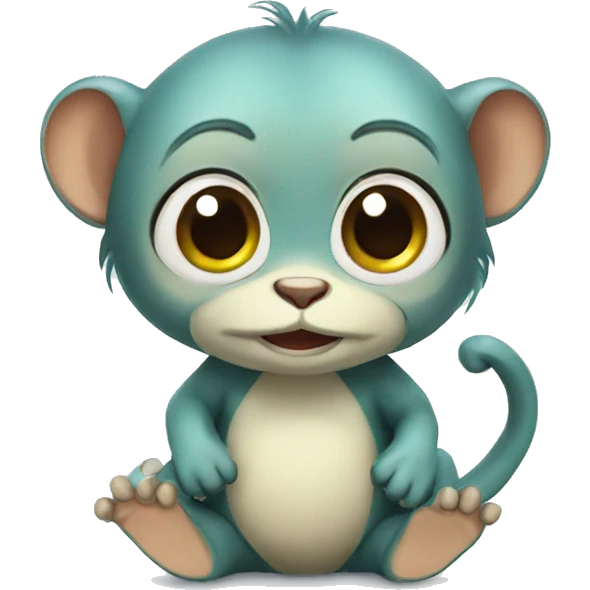Cute Water monkey emoji