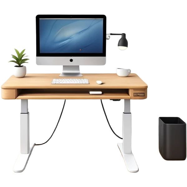 Electric sit-stand desk emoji