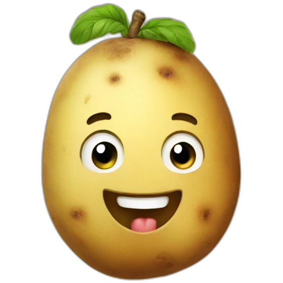 happy-potato emoji
