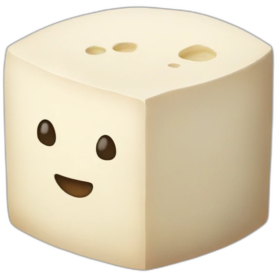 round tofu emoji