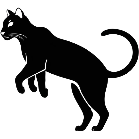 Puma brand logo as an emoji emoji