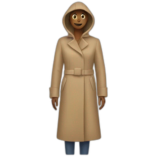 invisible coat emoji