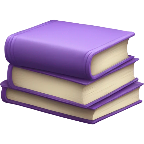 cozy book light purple emoji