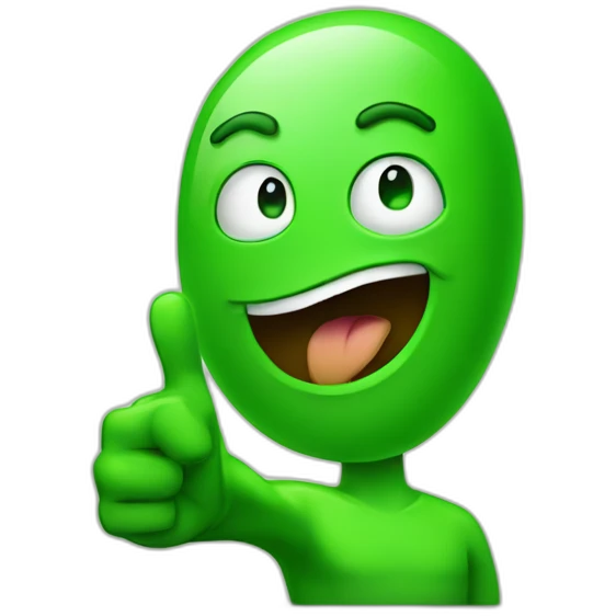 green checkmark strike a pose emoji