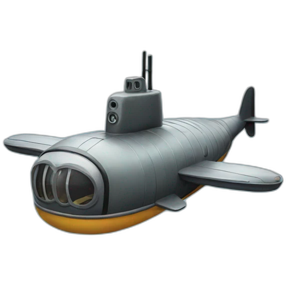 flying submarine emoji
