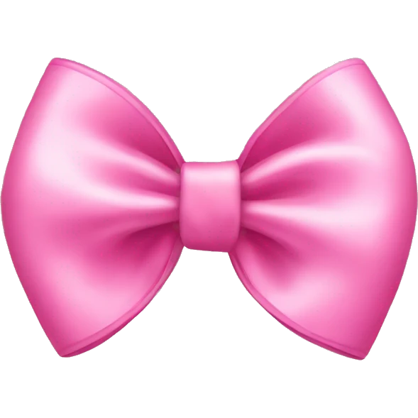 Pink bow emoji
