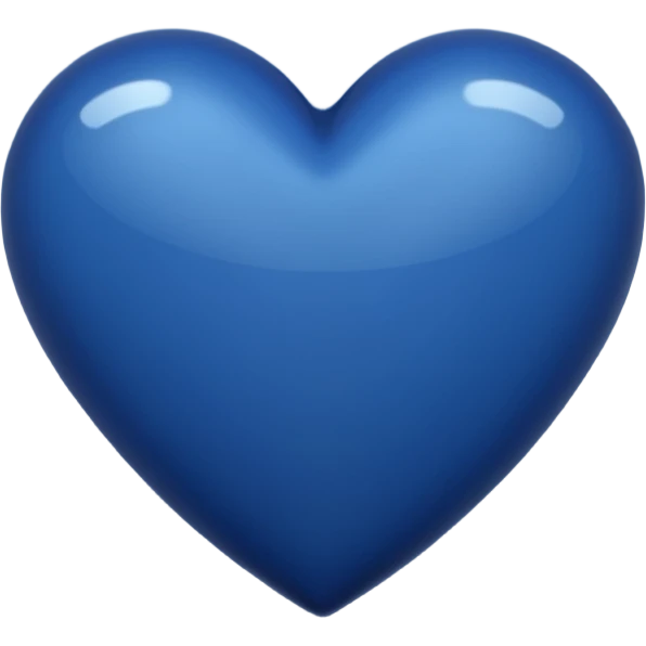NAVY BLUE heart emoji emoji