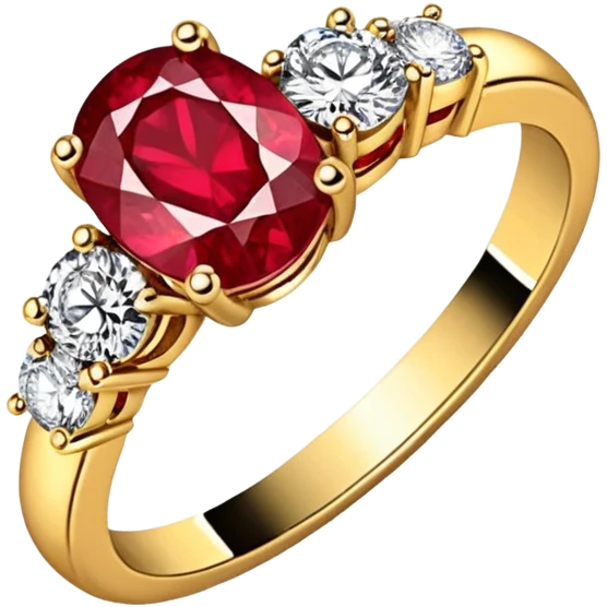 glitter rubi diamond married ring emoji