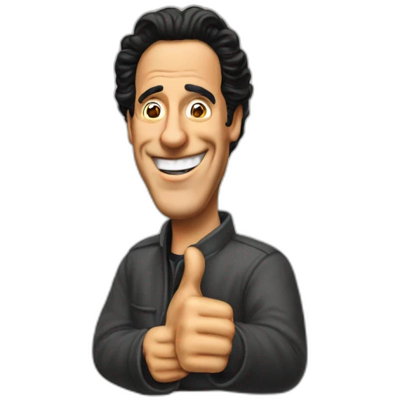 Seinfeld thumbs up emoji