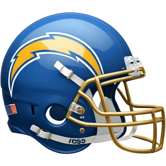 The chargers helmet emoji