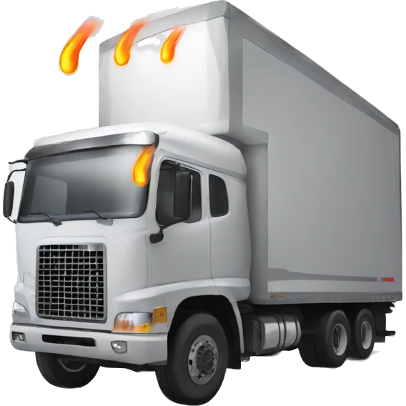 Thermal Heat detection of truck computer  emoji