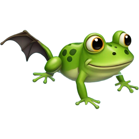 FROG A BAT WHERE SWIMING emoji