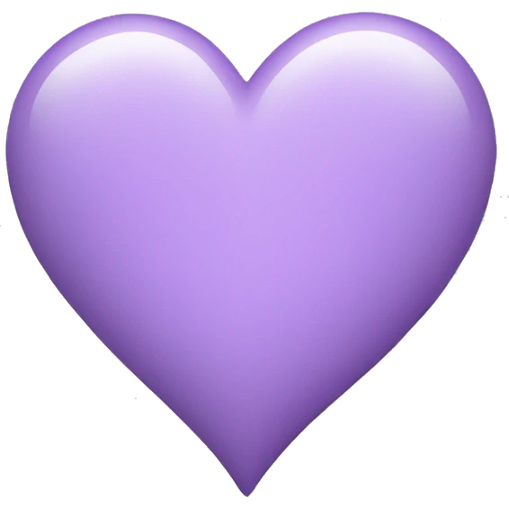 Light Purple Heart  emoji