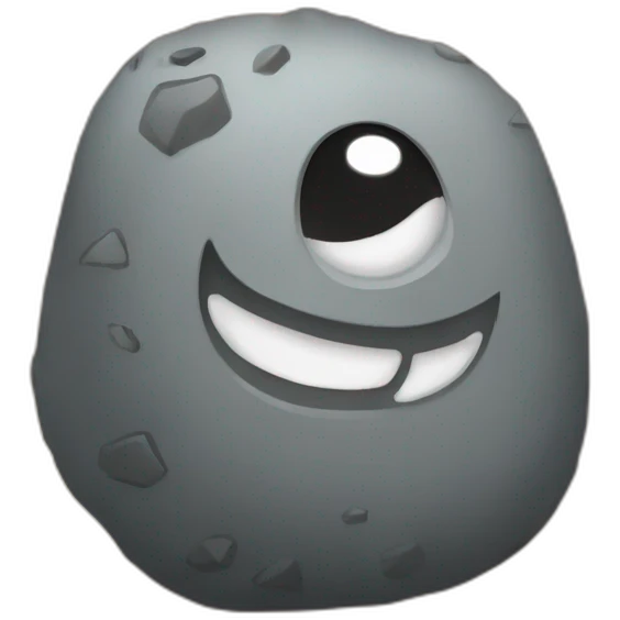 Prompt Your pet rock just won a talent show! 😎 Show me the emoticon you'd use to express your rock's victory. emoji