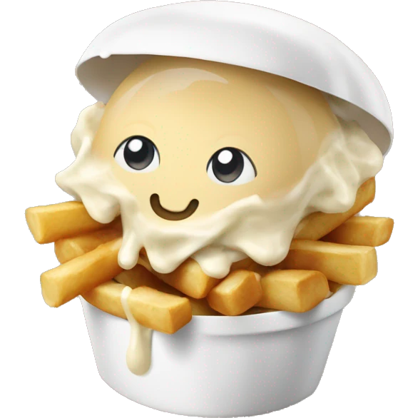 PPoutine qui mange une poutine  emoji