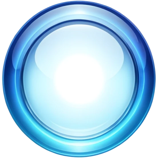 blue crystal circle emoji
