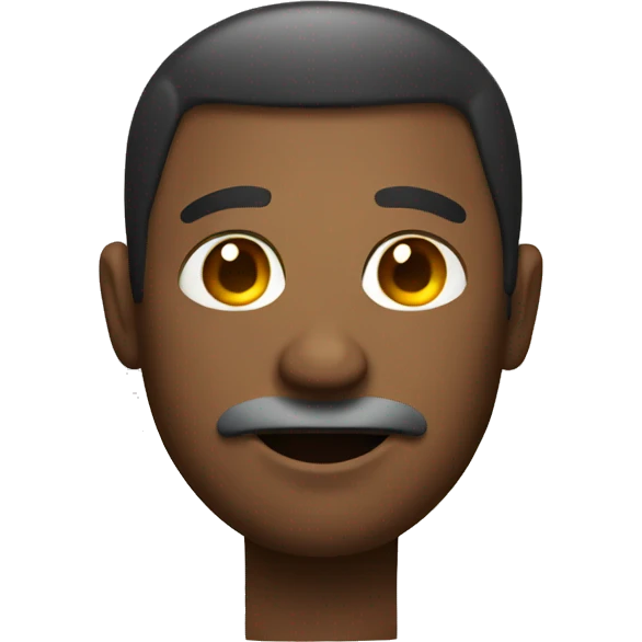 Man with a toilet body emoji