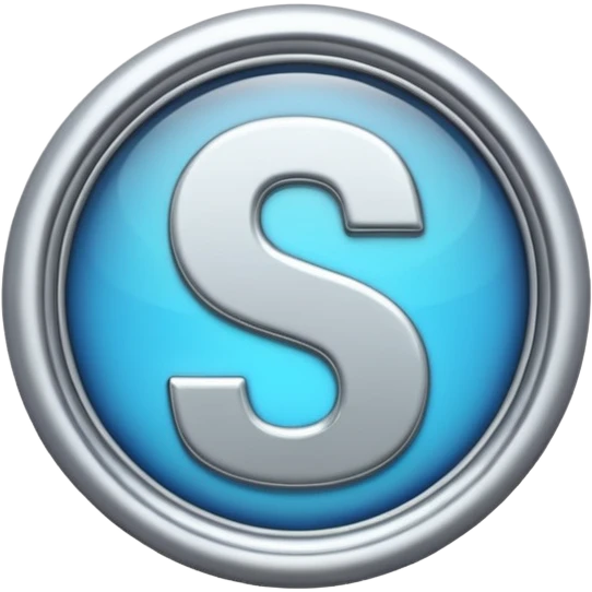 Create a custom emoji badge featuring a stylized, letter “S”. Style it in the Silver rank aesthetic from League of Legends. Use clean silver metals, cool highlights, smooth reflections, and a crisp modern frame. Sleek and clear at small sizes.
 emoji