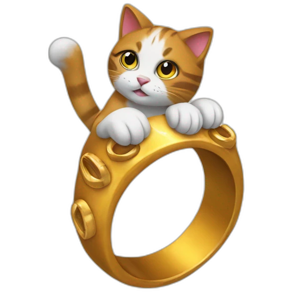 Ring-in-cat-paws emoji