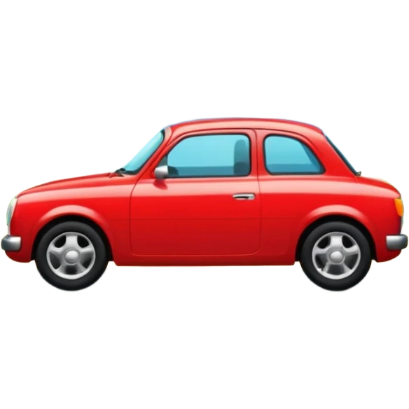 car in tropical place emoji