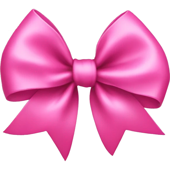 Pink bow  emoji