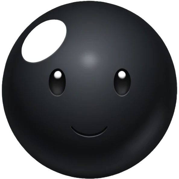 MB black ball emoji