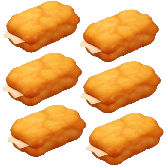 Spicy saucy 6 pack of nuggets emoji