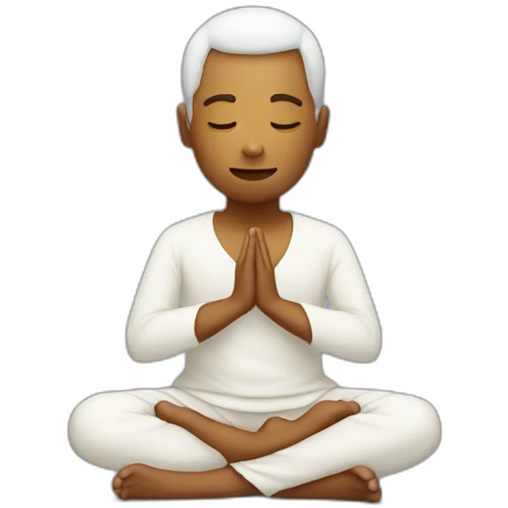 Meditando emoji