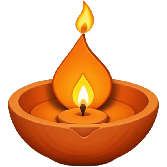 diya, with oil. emoji