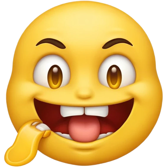 Emoji who bite his lips emoji