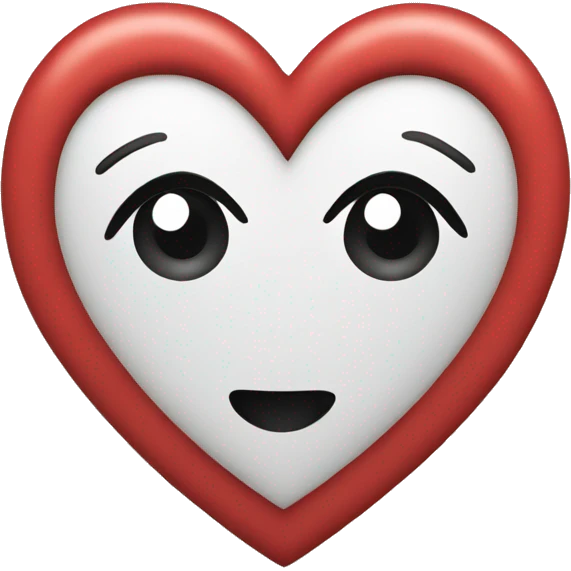 Heart lepoed print  emoji
