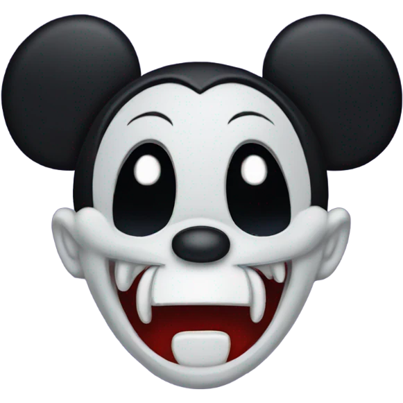 Mickey Mouse vampires emoji