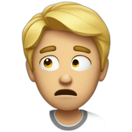anxious emoji