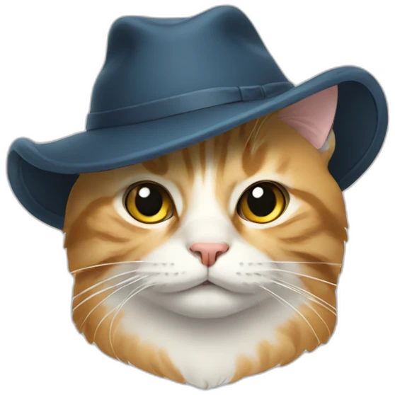 cat with a hat emoji