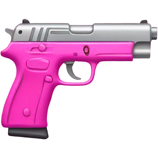 pink gun emoji