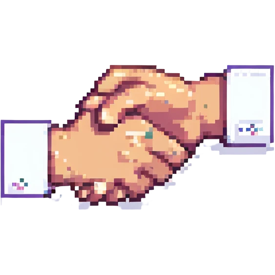 shaking hand emoji