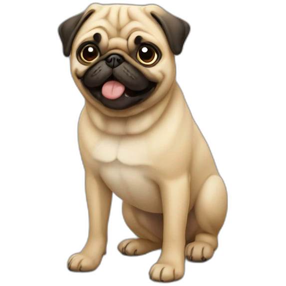 pug dog emoji
