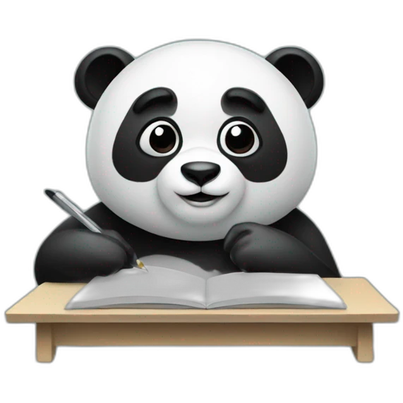 panda-programmer-writing-code emoji