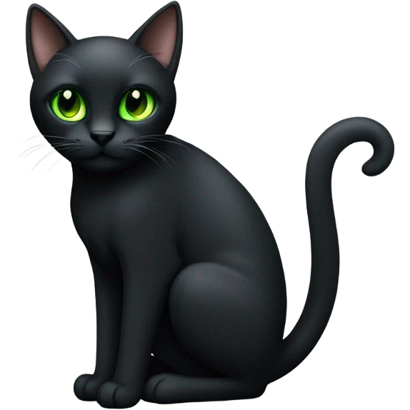 Black cat emoji