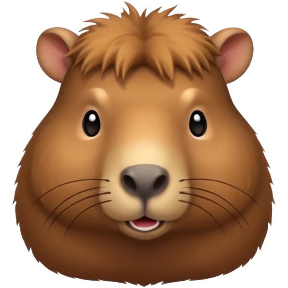 Capibara con cachos emoji