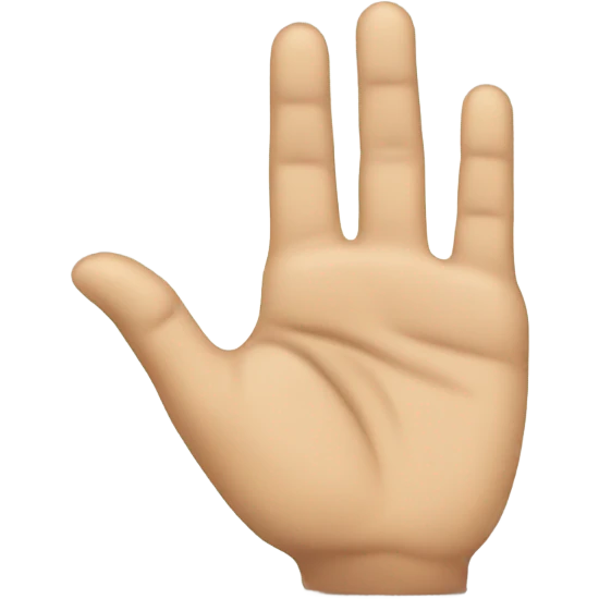 back of hand, pointing  emoji