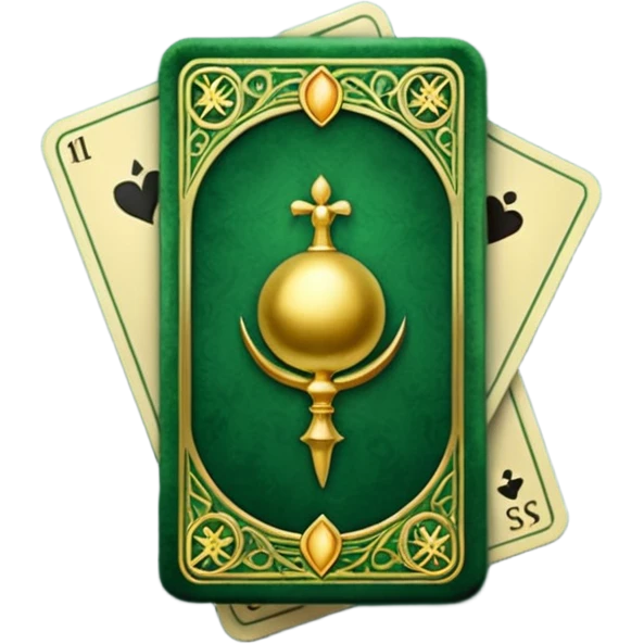 GREEN VALENTINES TAROT CARD DECK emoji