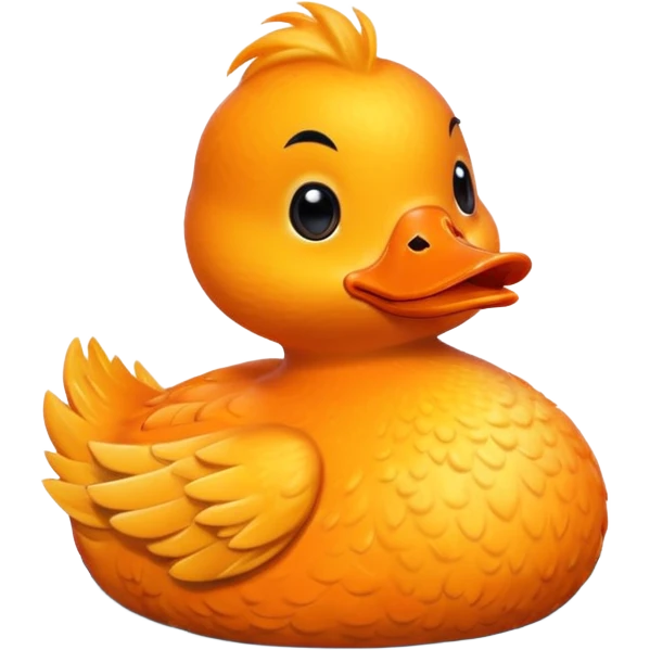 orange duck emoji
