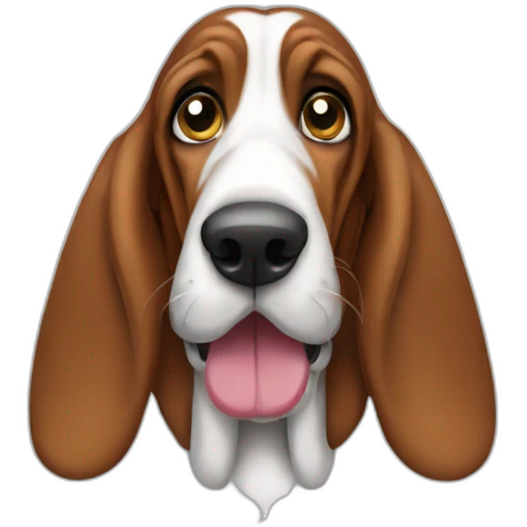 Basset hound emoji