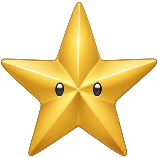 gold star sticker  emoji