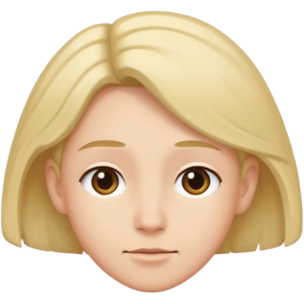 Tuck hair behind ear  emoji