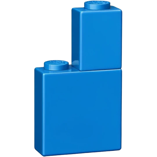 blue lego brick emoji