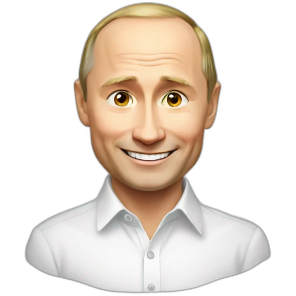 Draw putin with smile  emoji